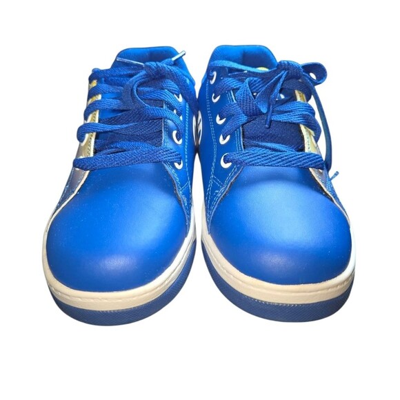 Heelys Split Spongebob Squarepants Blue & Yellow Roller Heeled Sneakers Size Y5 - Picture 3 of 12